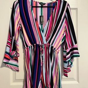 NWT multi colored romper